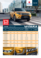 Suzuki Vitara - Cennik vybava technicke udaje 2019 